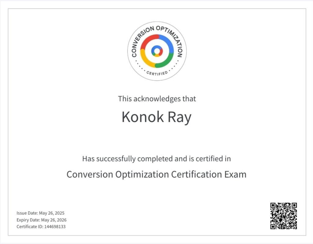Conversion-Optimization-Certification-Exam